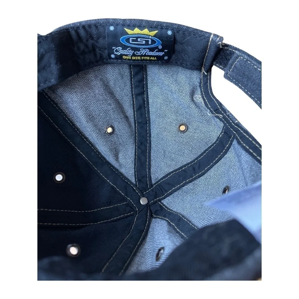 CSI Quality Headwear Black Denim Hat
